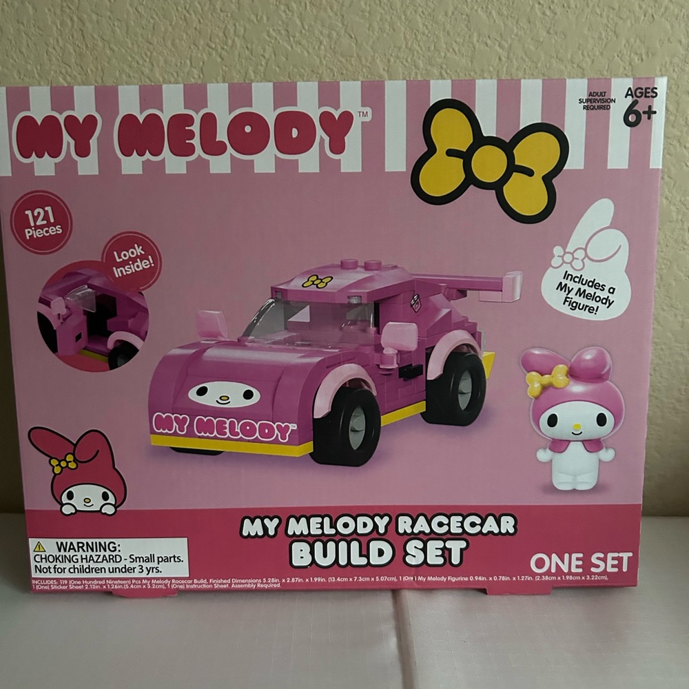 My Melody Race Car Build Set